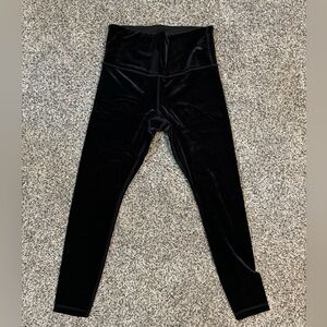 Athleta Velvet Leggings Sz SP